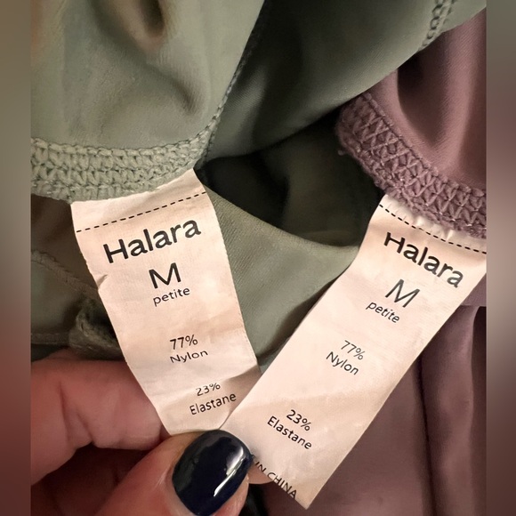 Halara SoftlyZero Plush High-Waisted Drawstring Joggers Medium Petite Lot of 2 - Picture 5 of 8